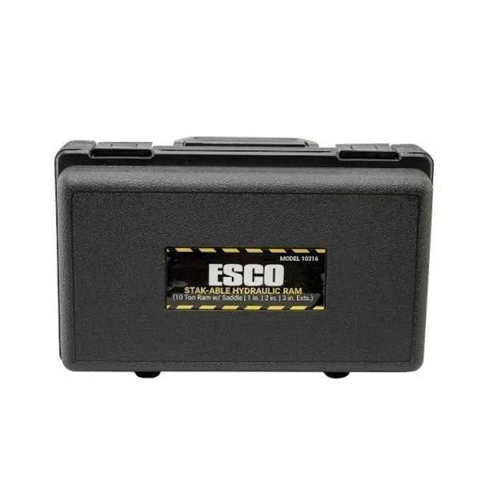 ESCO 10-Ton Hydraulic Stak-Able Ram Kit with 1 Quart Pump - Image 5