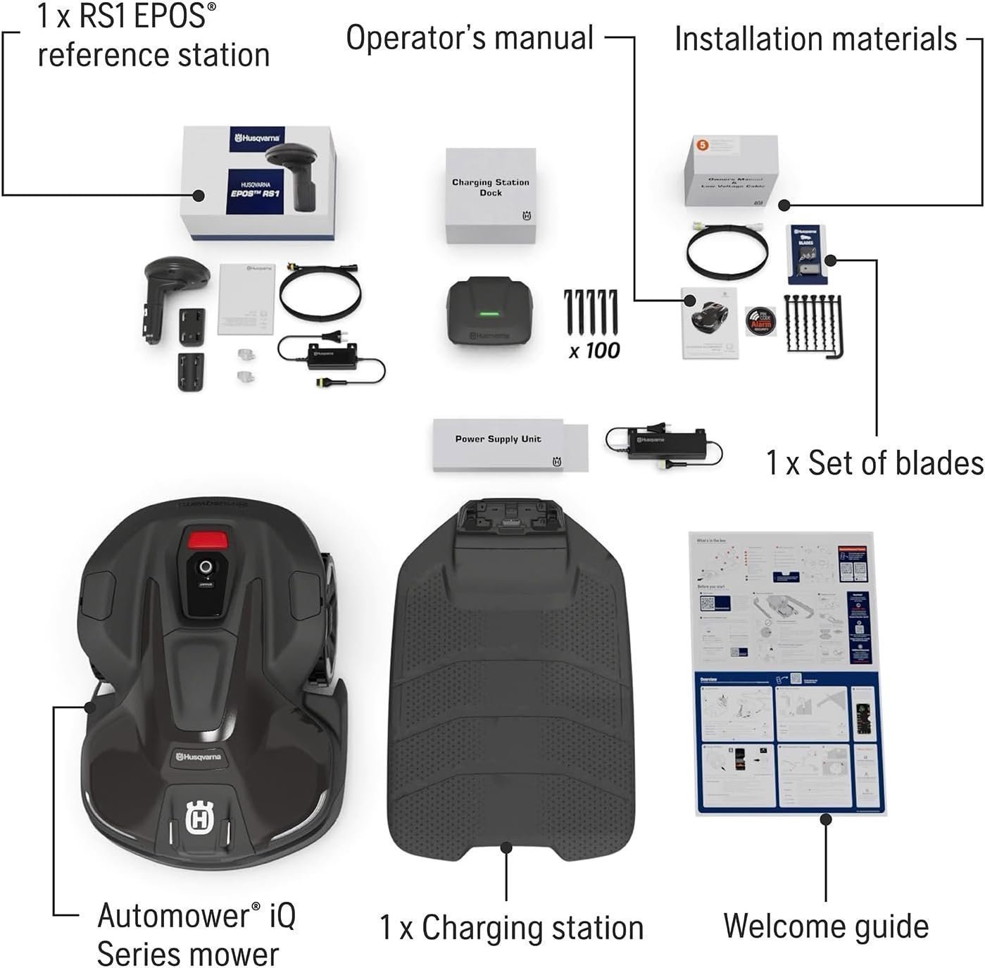 Husqvarna 440iQ Robotic Lawn Mower, 2 Acre, Wire-Free, Charging Station - Image 20