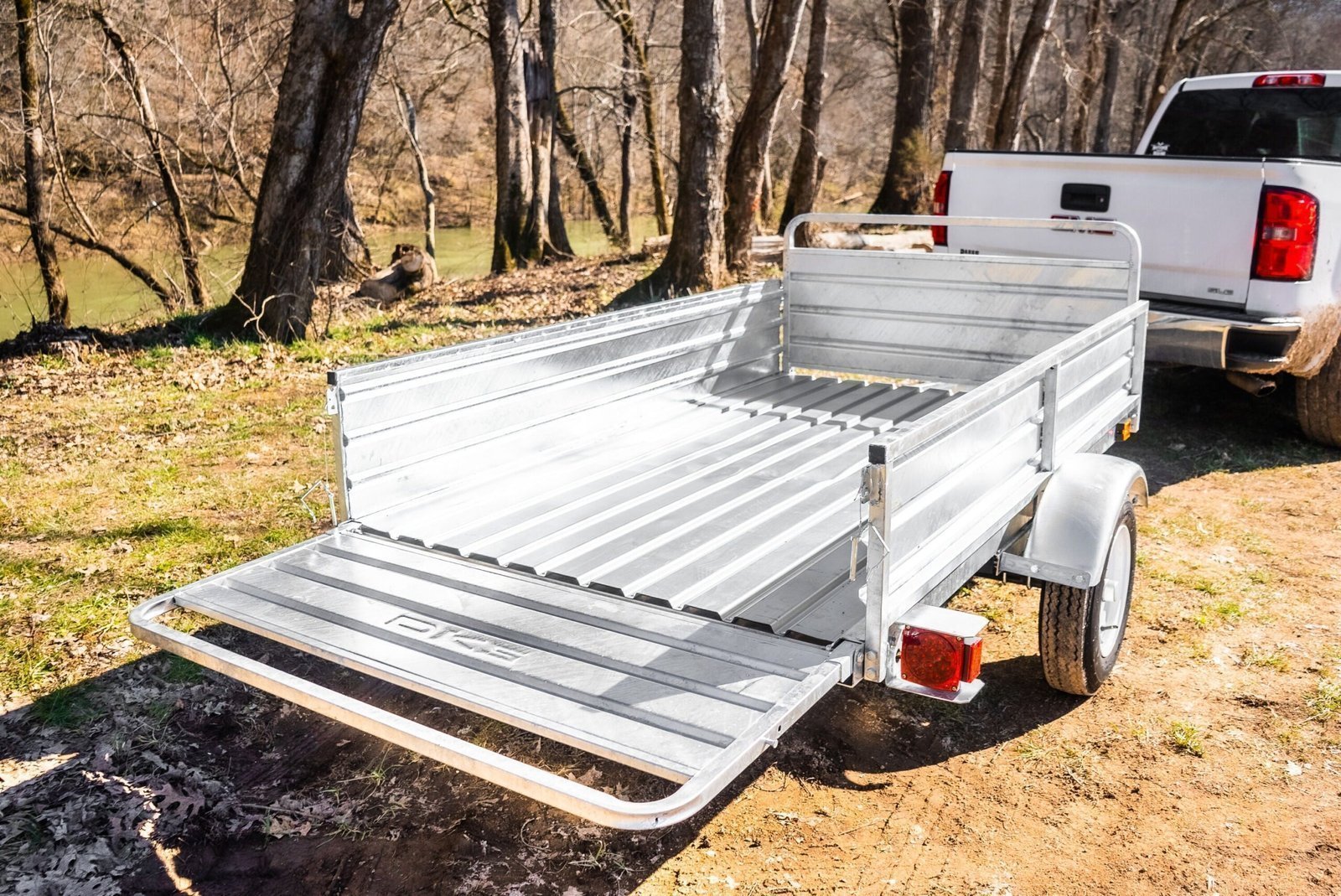 DK2 4.5-ft x 7.5-ft Steel Utility Trailer ( 1295-lb Capacity ) 2491712 - Image 5
