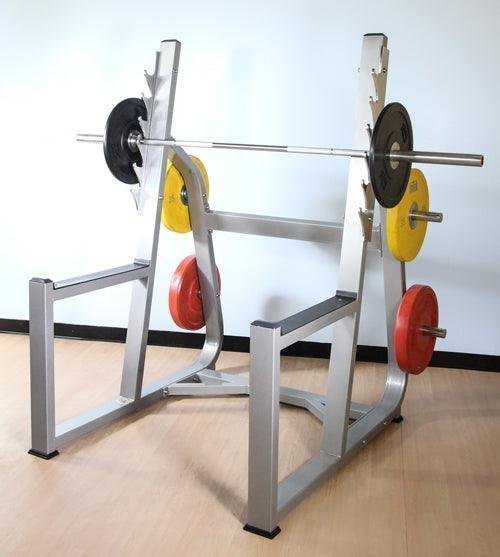 Commercial Squat Rack Kits – Muscle D Fitness – Gym Storage – Black / Silver - Image 7