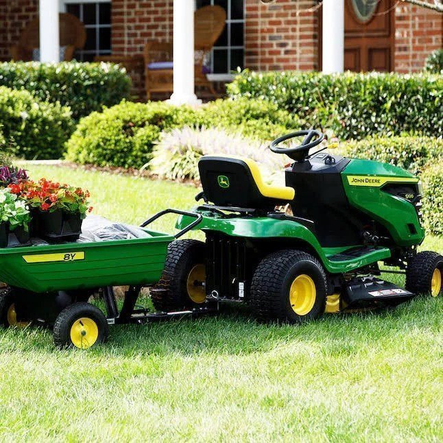 John Deere S100 17.5 HP GAS 42 in. Hydrostatic Riding Lawn Tractor - Image 7